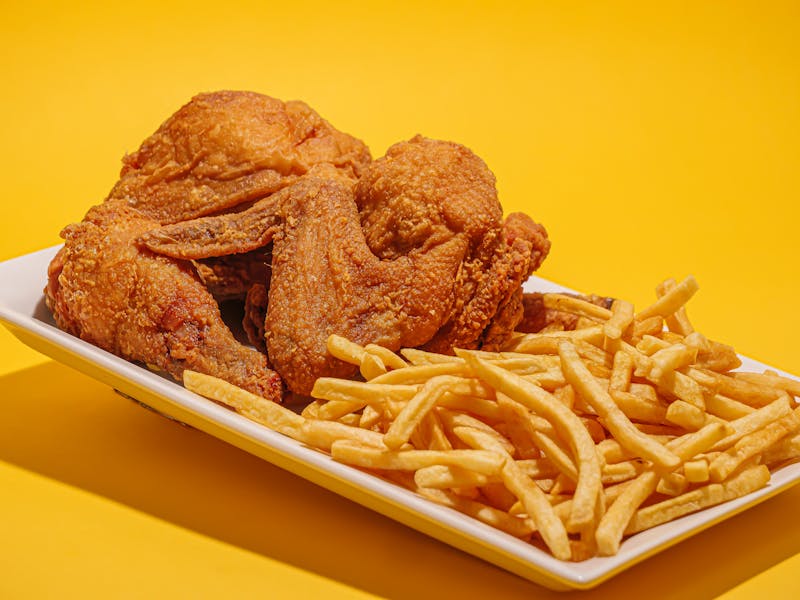 Crispy chicken tenders served at Hangry Joe's