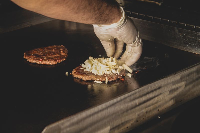 Hangry Joe's team members working together in kitchen